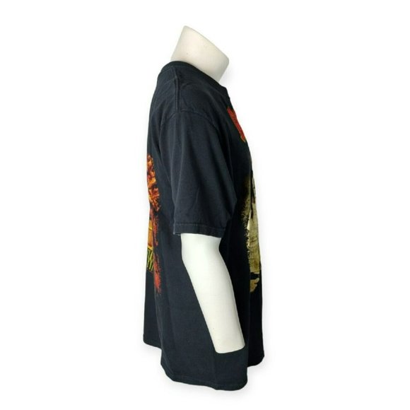 Vintage 90s ACDC Highway to Hell TShirt XL Crewneck Embroidered Double Sided Tee - Picture 11 of 16